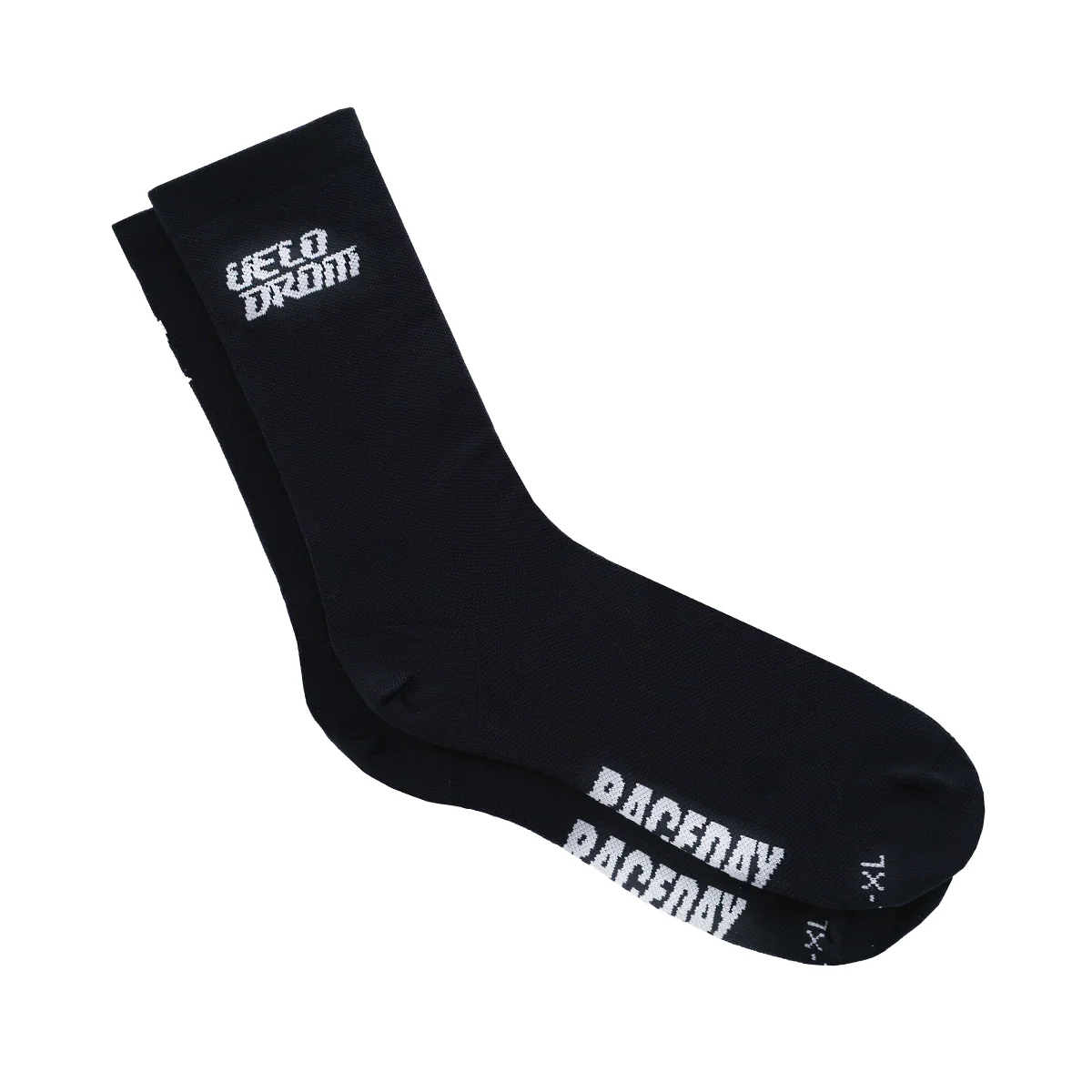 VELODROM RaceDay Logo Cycling Socks - Black - Image 2