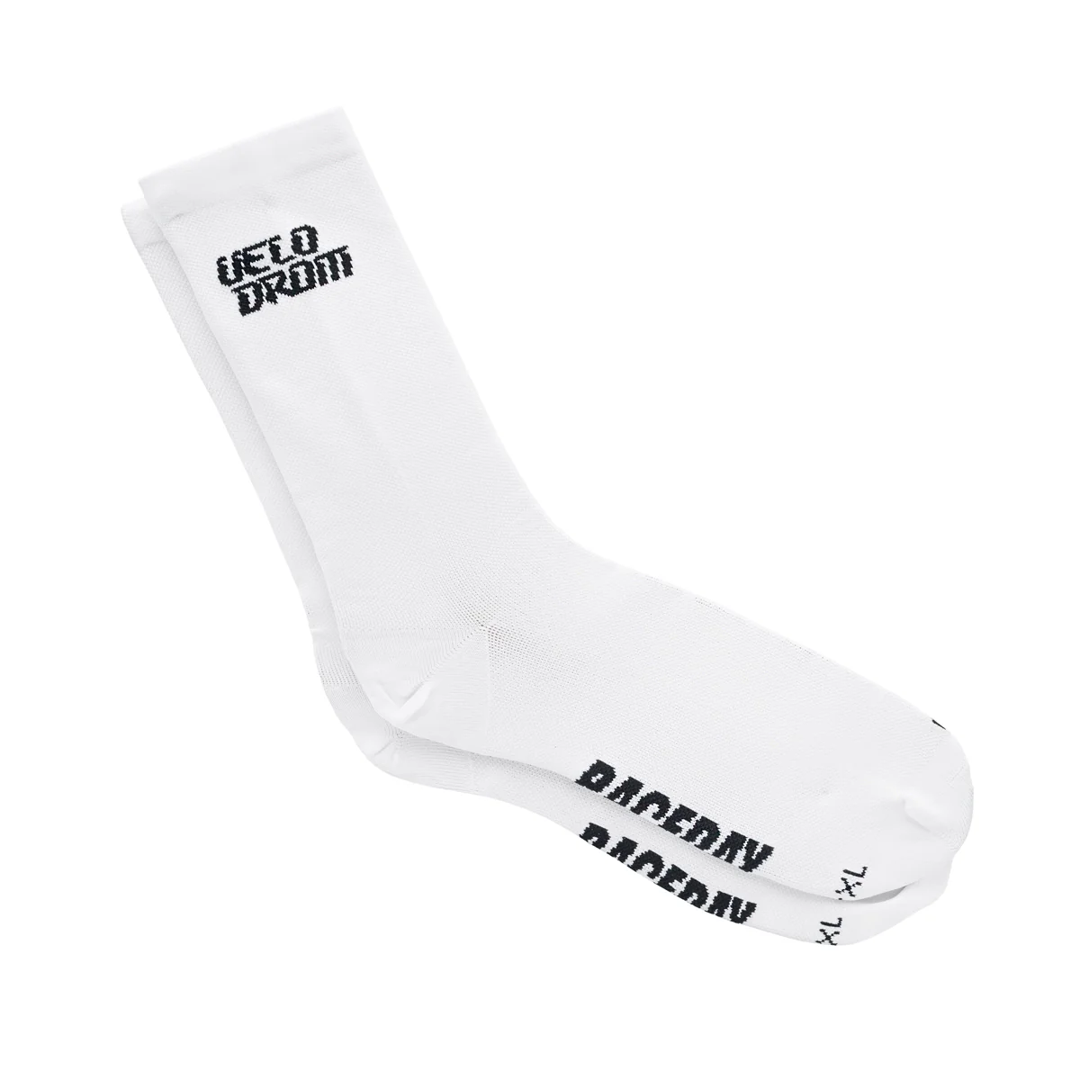 VELODROM RaceDay Logo Cycling Socks - White - Image 2
