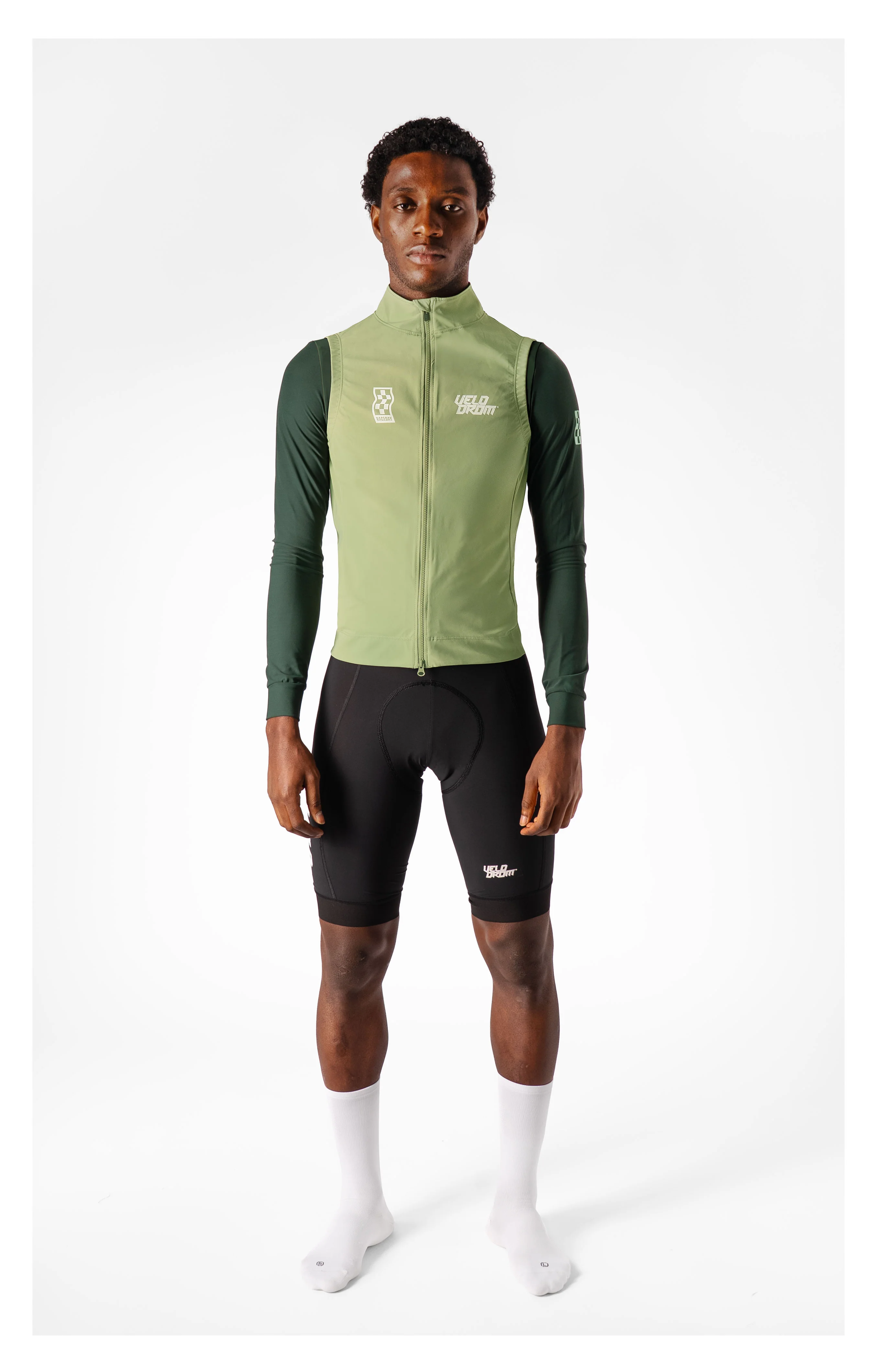 VELODROM RaceDay Light Gilet 3.0 - Fade Green - Image 2