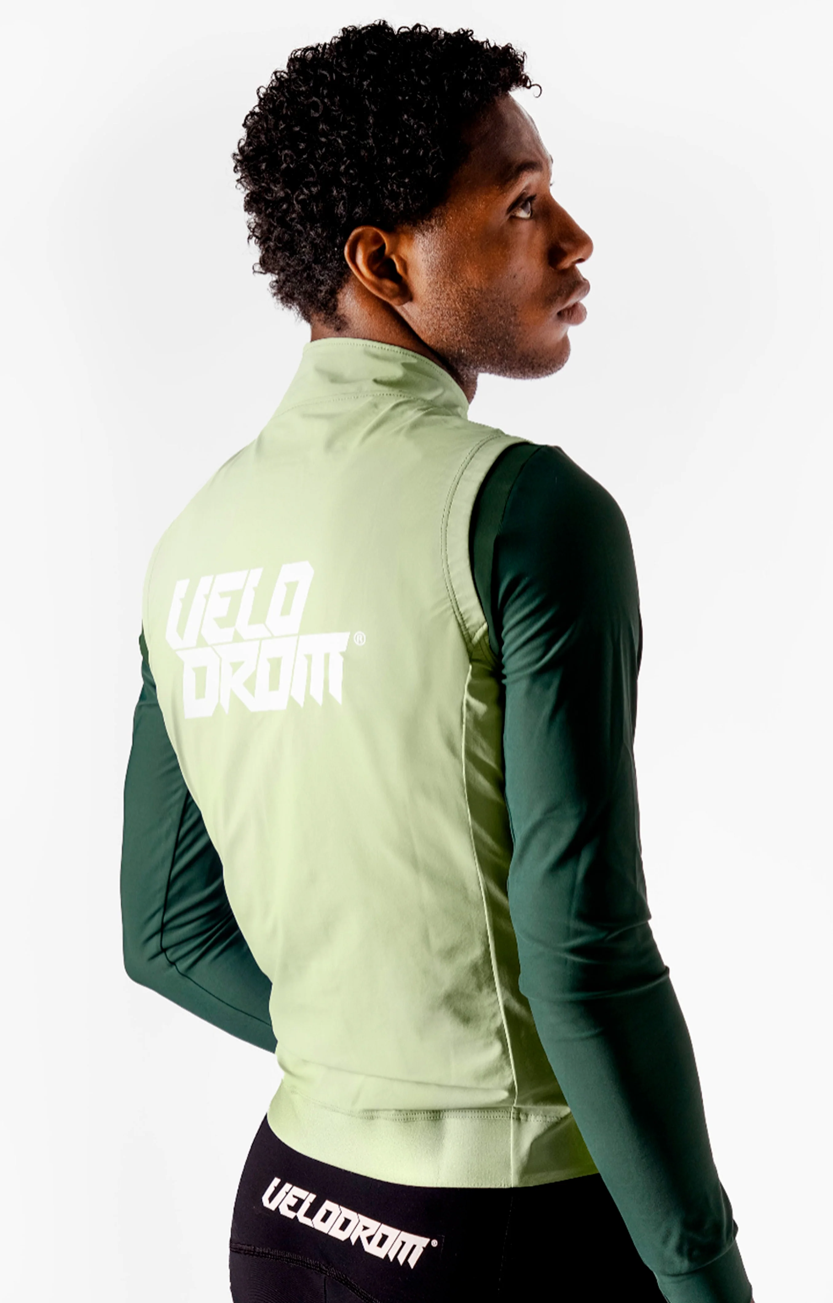 VELODROM RaceDay Light Gilet 3.0 - Fade Green - Image 3