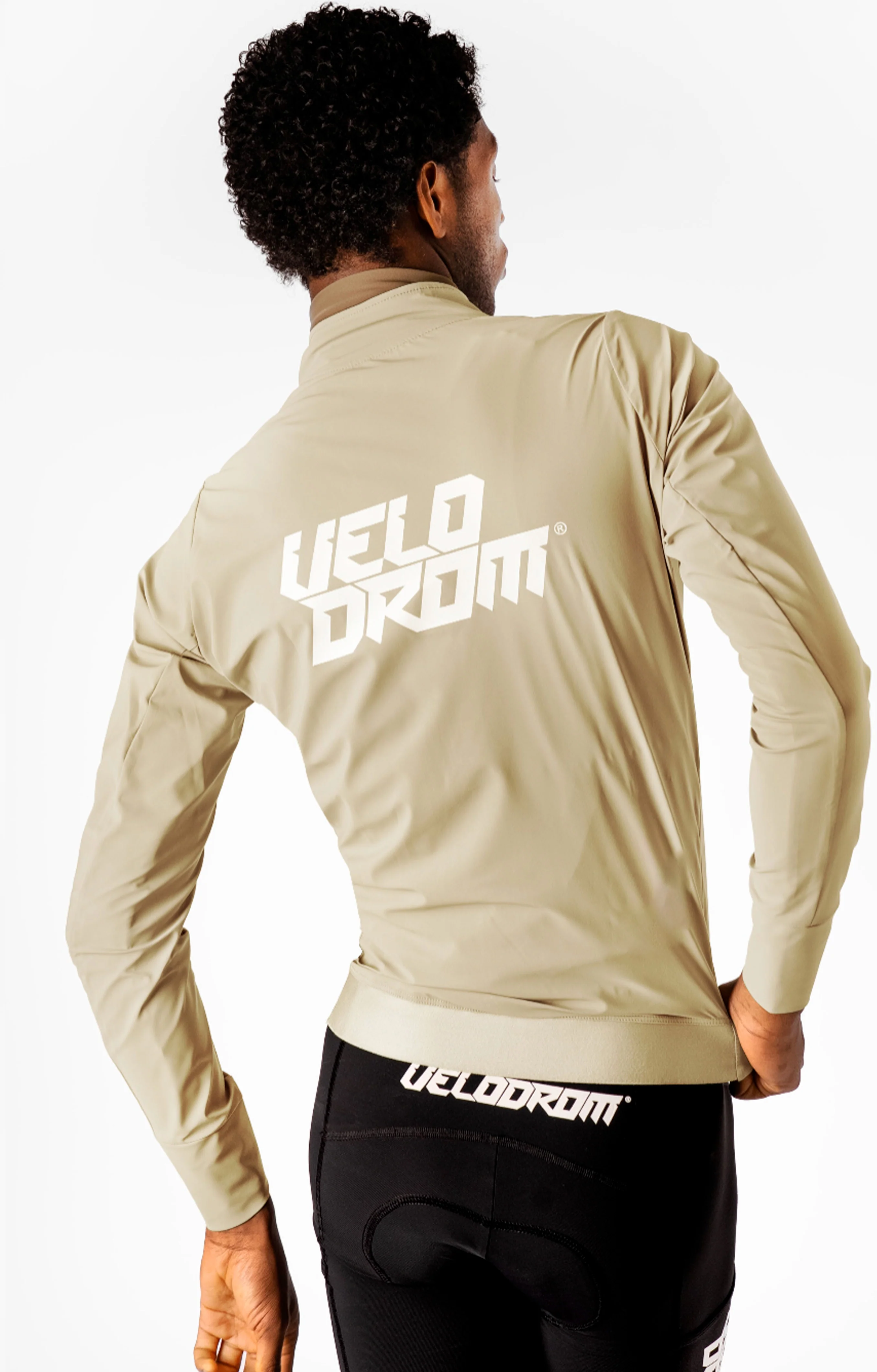 VELODROM RaceDay Light Jacket 3.0 - Beige/White - Image 4