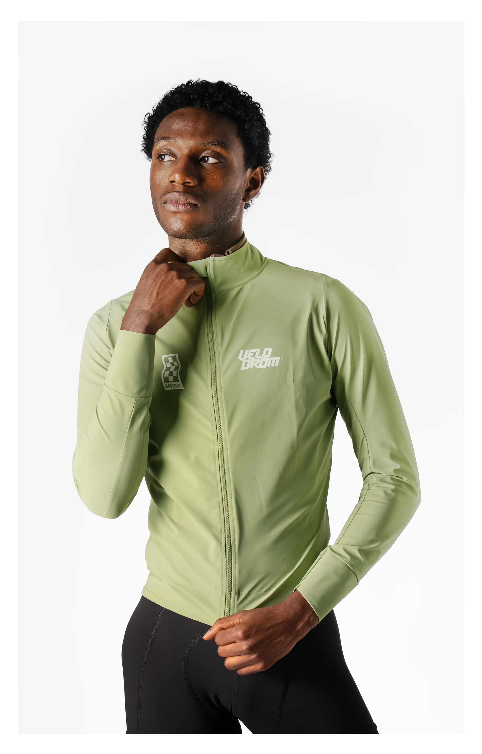 VELODROM RaceDay Light Jacket 3.0 - Fade Green - Image 3