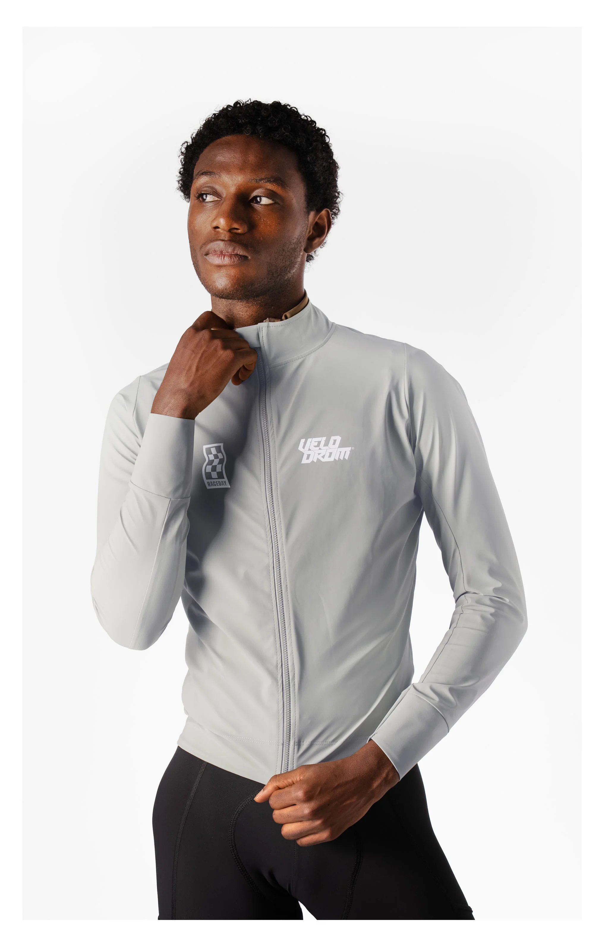 VELODROM RaceDay Light Jacket 3.0 - Fade Grey - Image 3