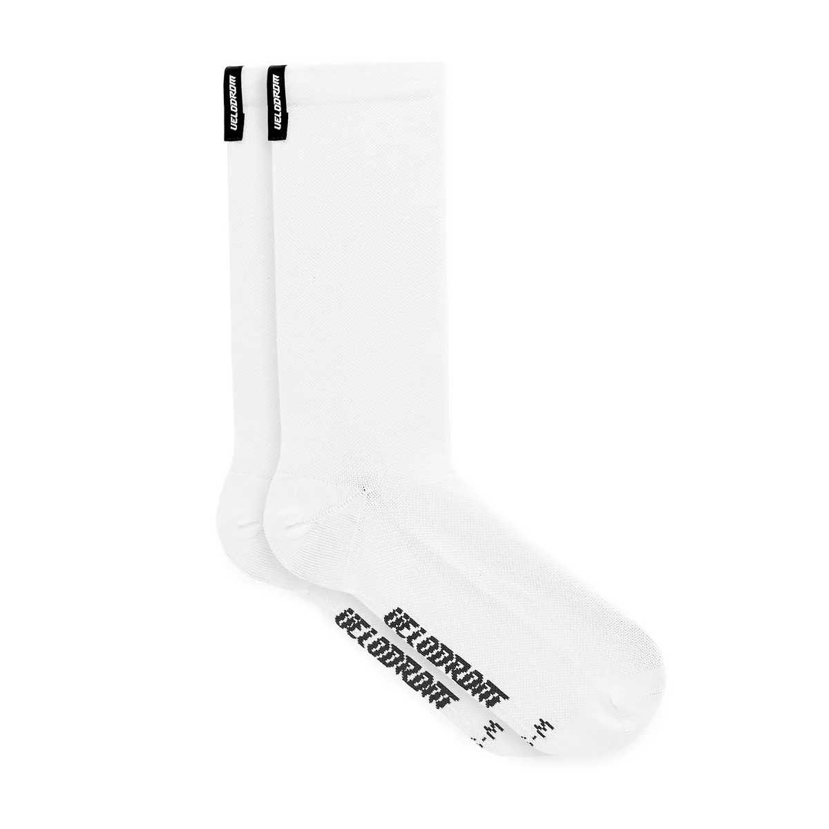 VELODROM RaceDay Label Cycling Socks - White