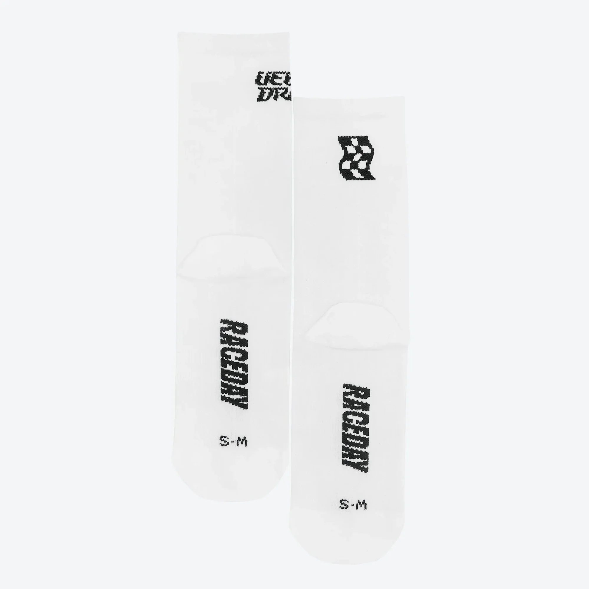 VELODROM RaceDay Logo Cycling Socks 2.0 - White - Image 3