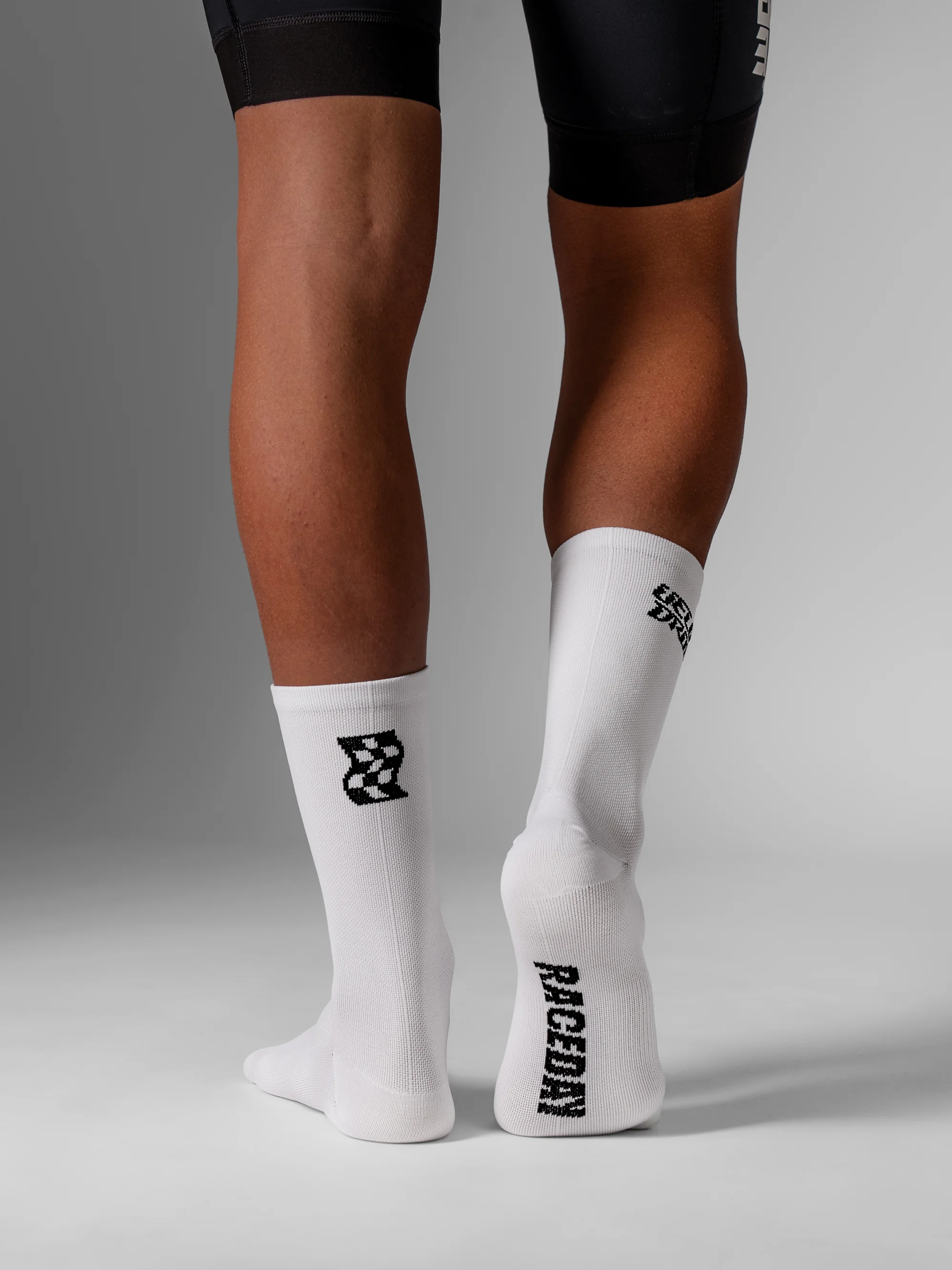 VELODROM RaceDay Logo Cycling Socks 2.0 - White - Image 5