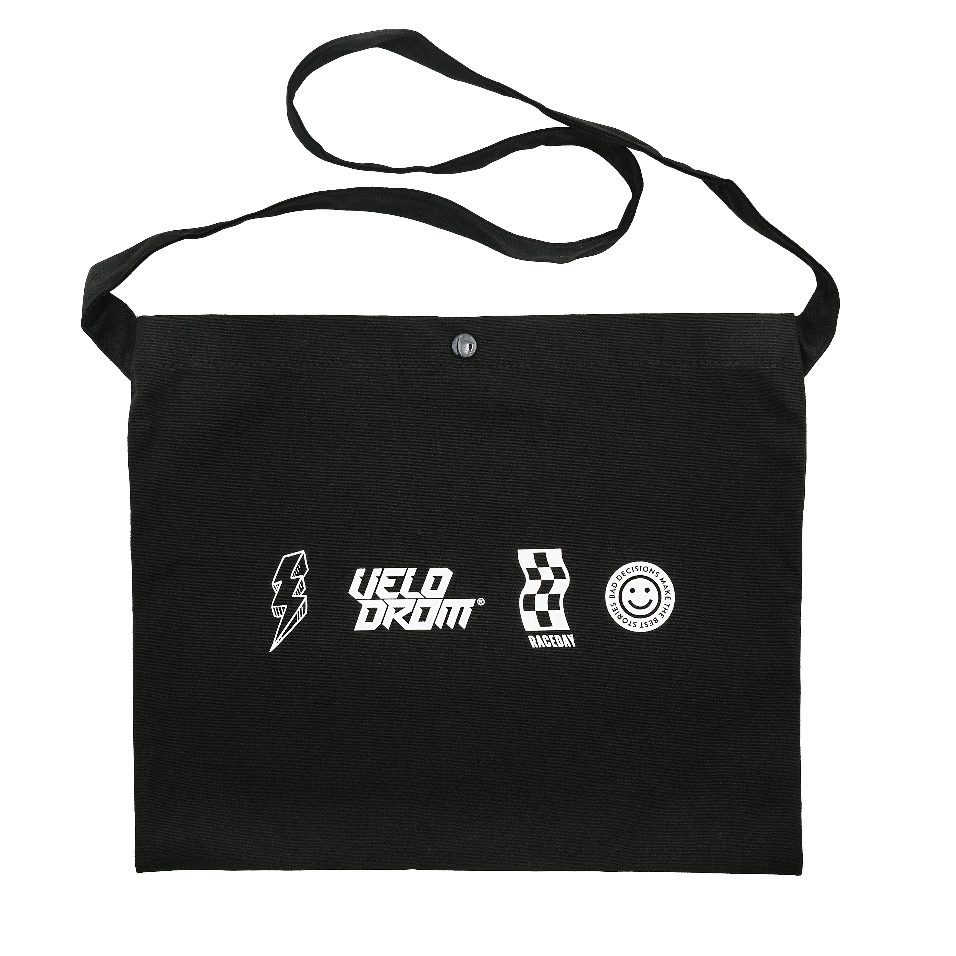 VELODROM Raceday Musette - Black/White - Image 2