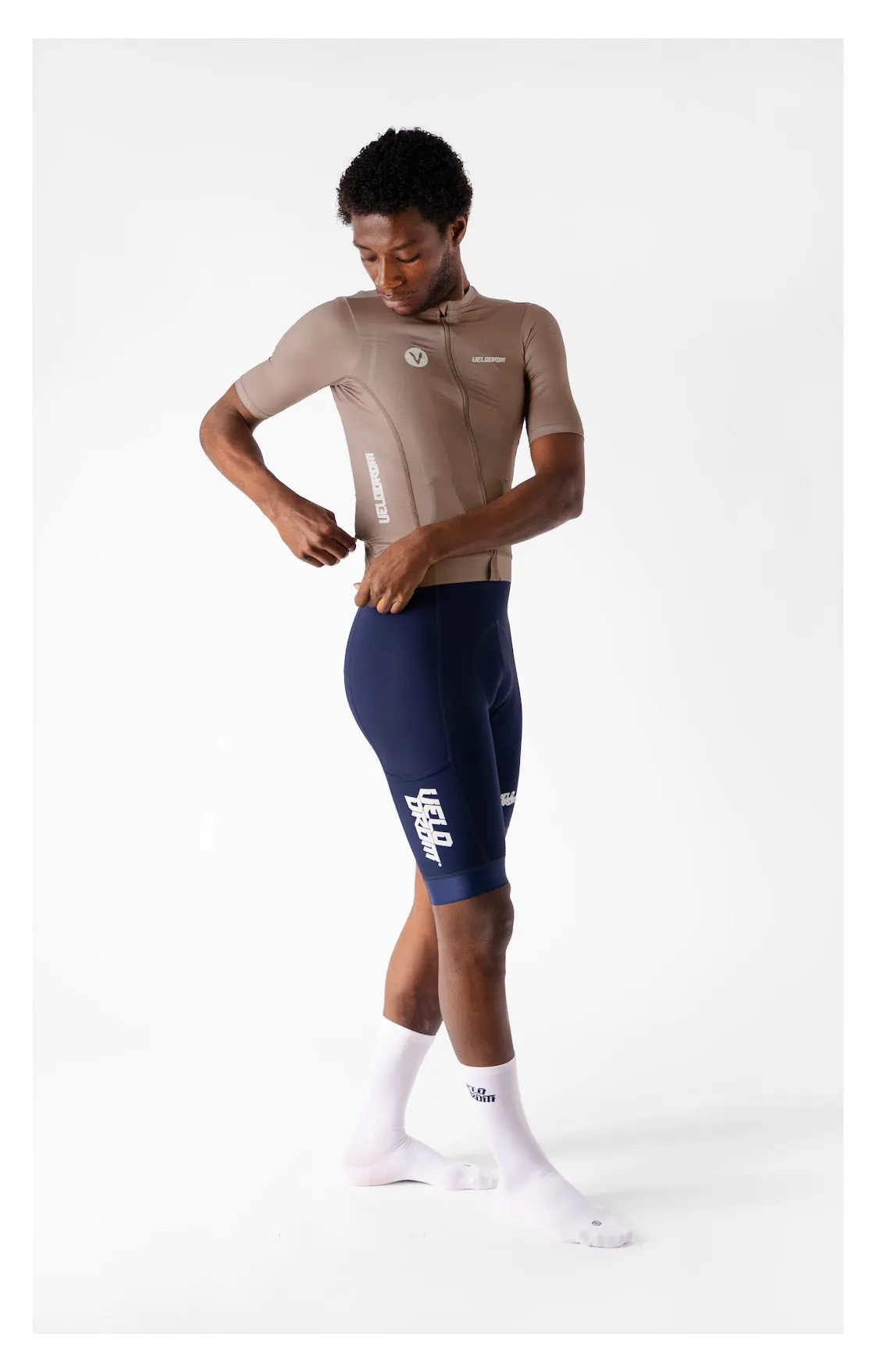 VELODROM RaceDay Subtle 3.0 Cycling Jersey - Mocka/White - Image 4