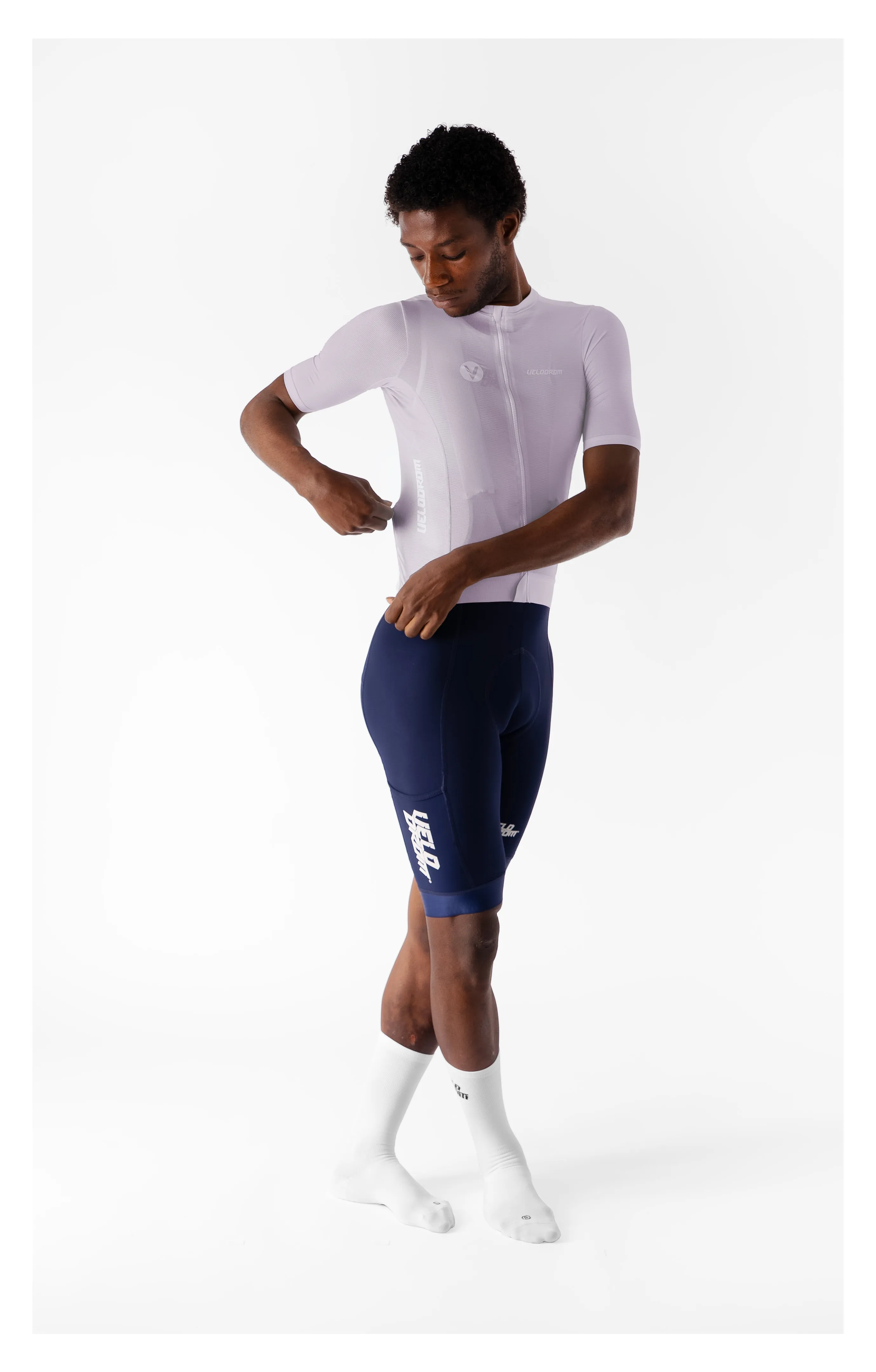 VELODROM RaceDay Subtle 3.0 Cycling Jersey - Orchid/White - Image 4
