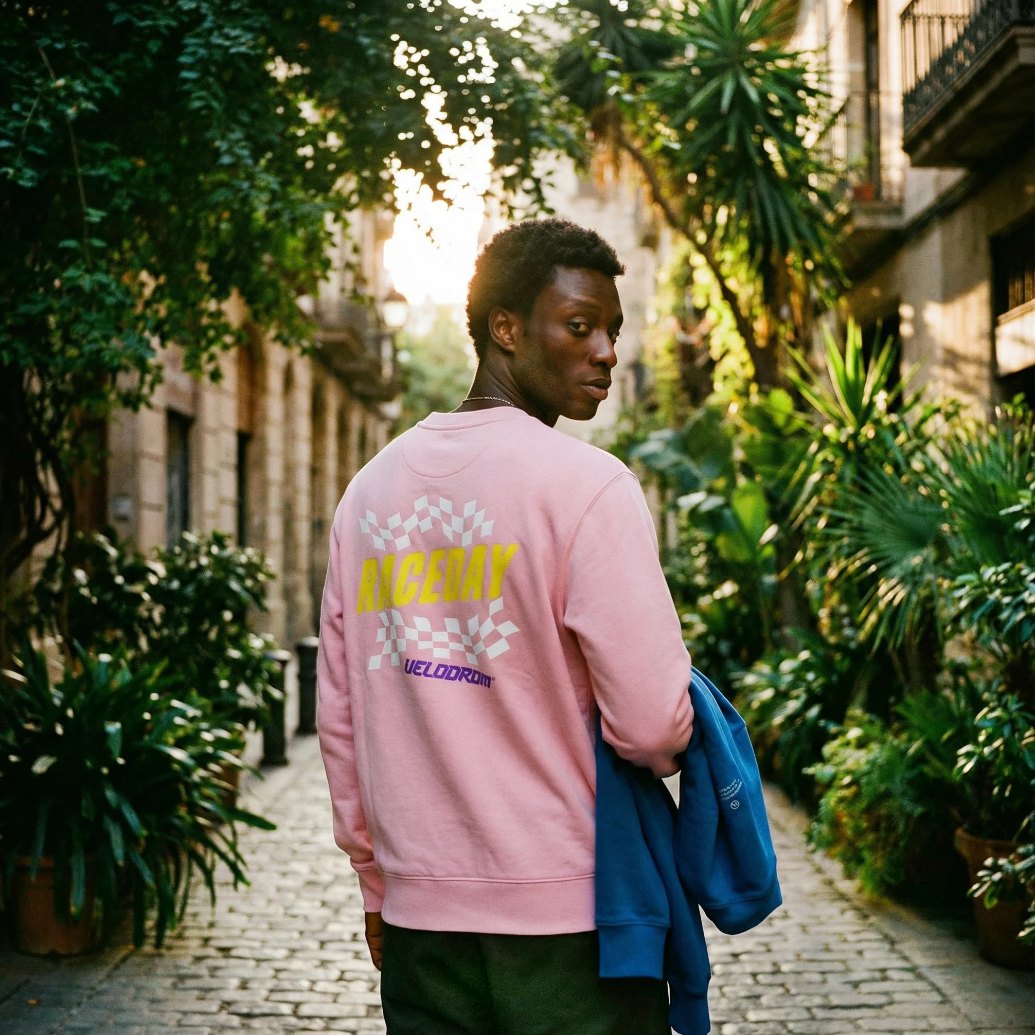 VELODROM Raceday Sweatshirt - Pink/Yellow/Purple - Image 5