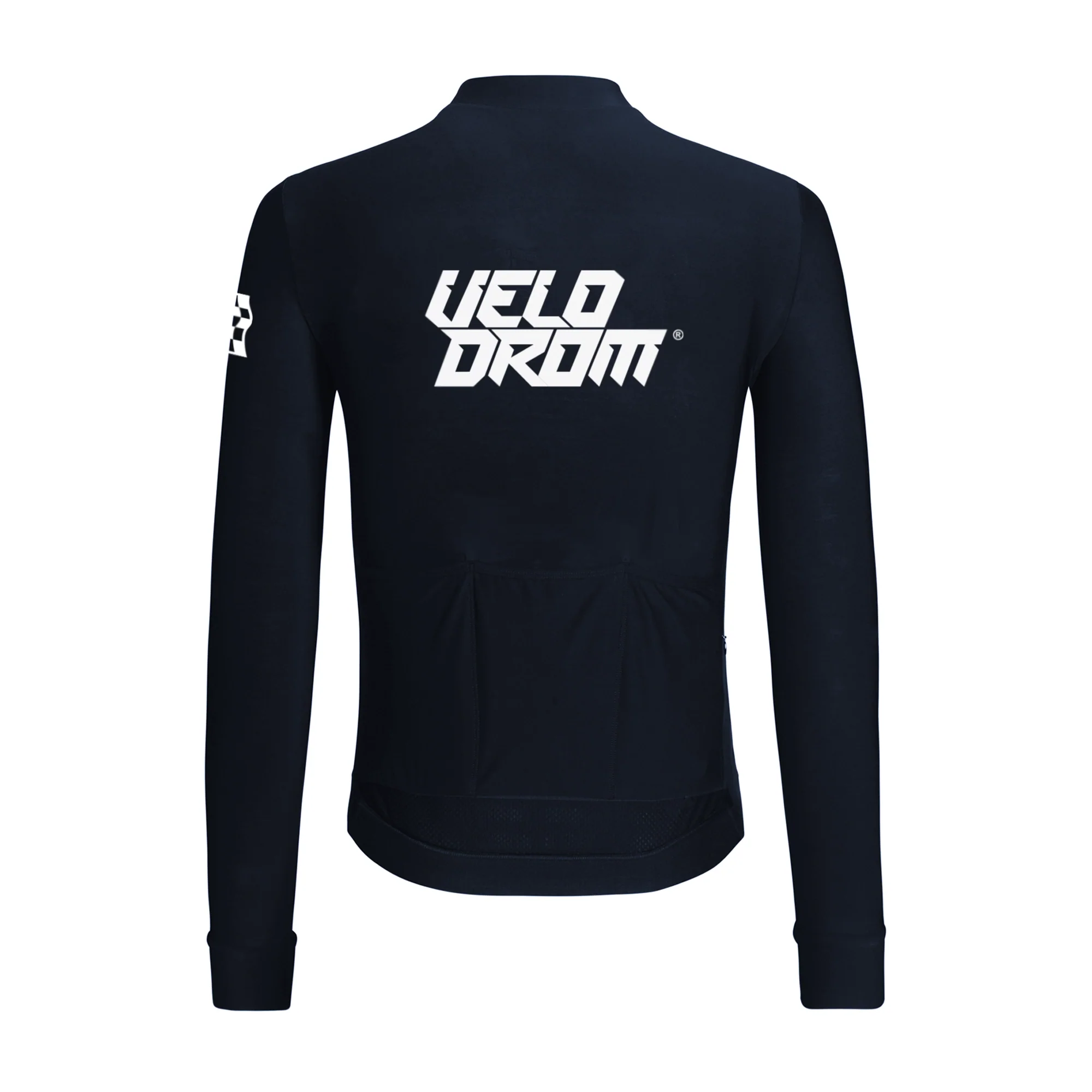 VELODROM RaceDay 2.0 Thermal Long Sleeve Jersey - Navy/White - Image 2