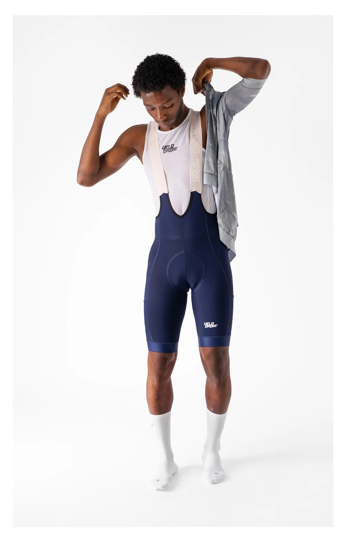 VELODROM RaceDay Txtr 3.0 Cycling Jersey - Grey/Light Blue - Image 5