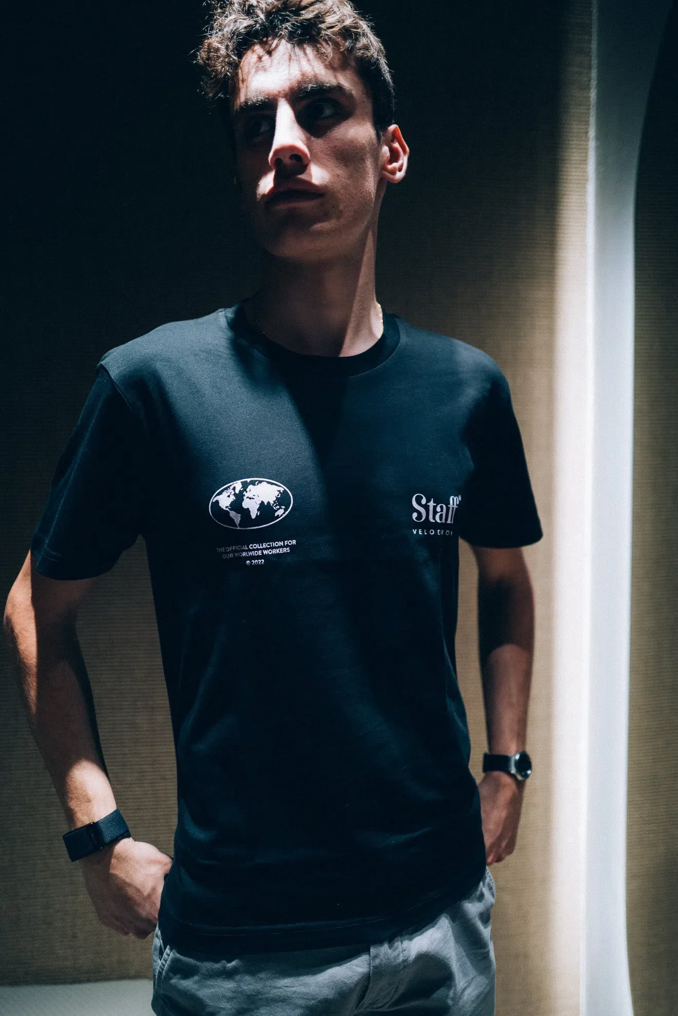 VELODROM Staff Tshirt - Black/Lavender - Image 3