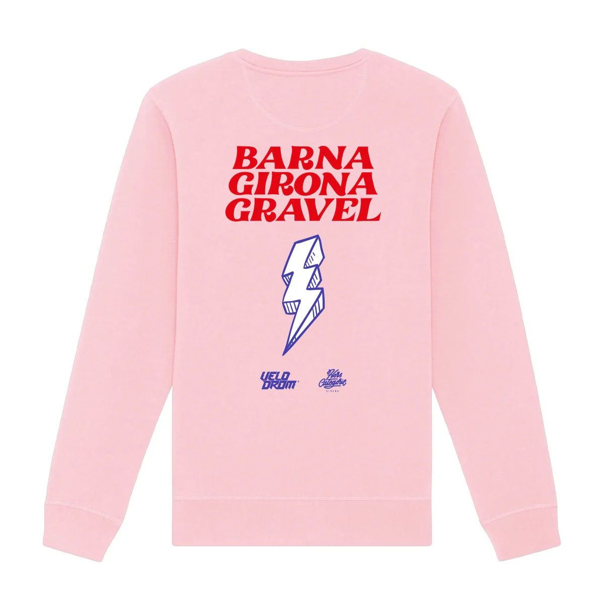 VELODROM Sweatshirt Barna Girona Gravel - Strawberry