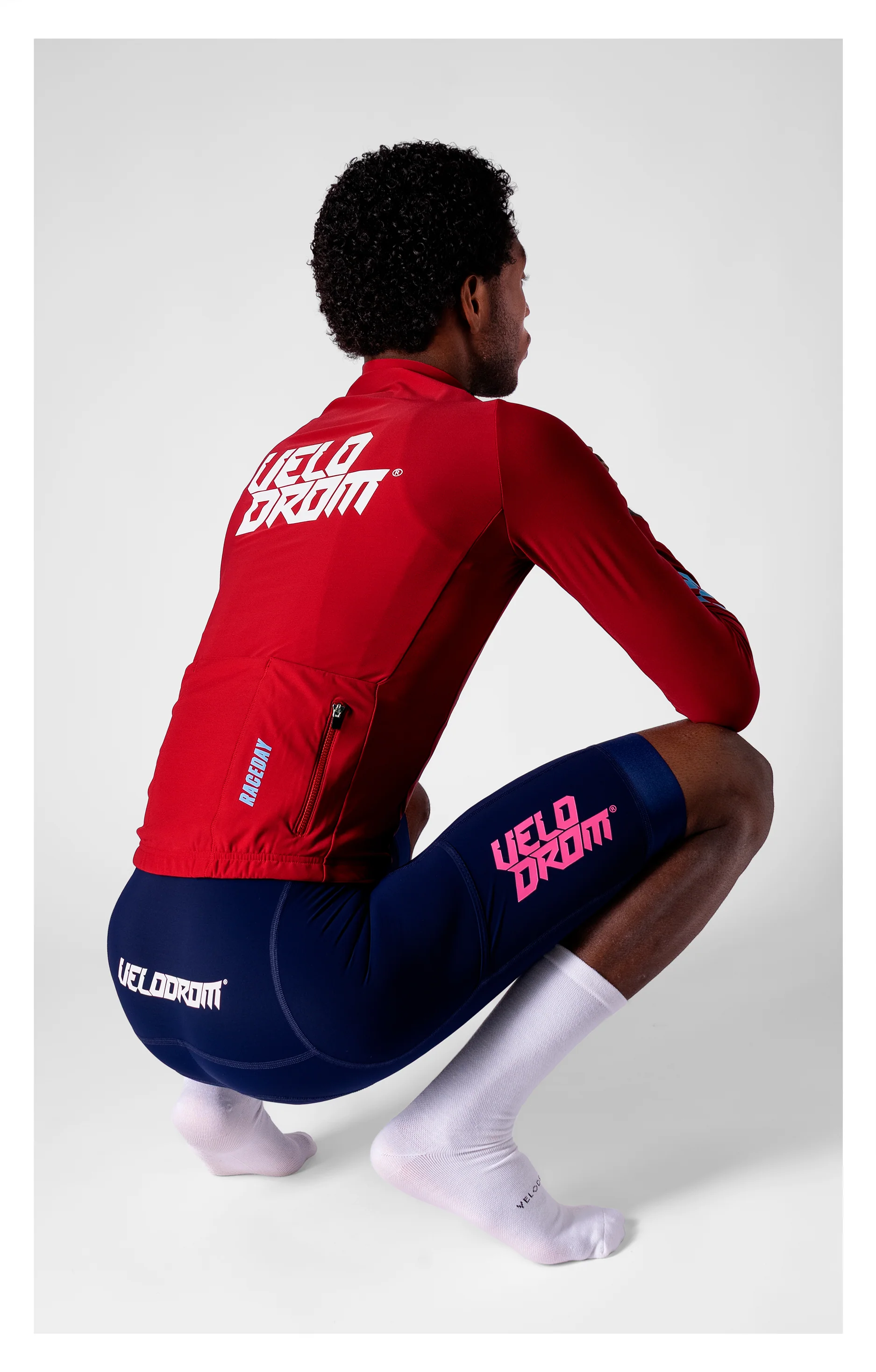VELODROM RaceDay 3.0 Thermal Long Sleeve Jersey - Burgundy - Image 4