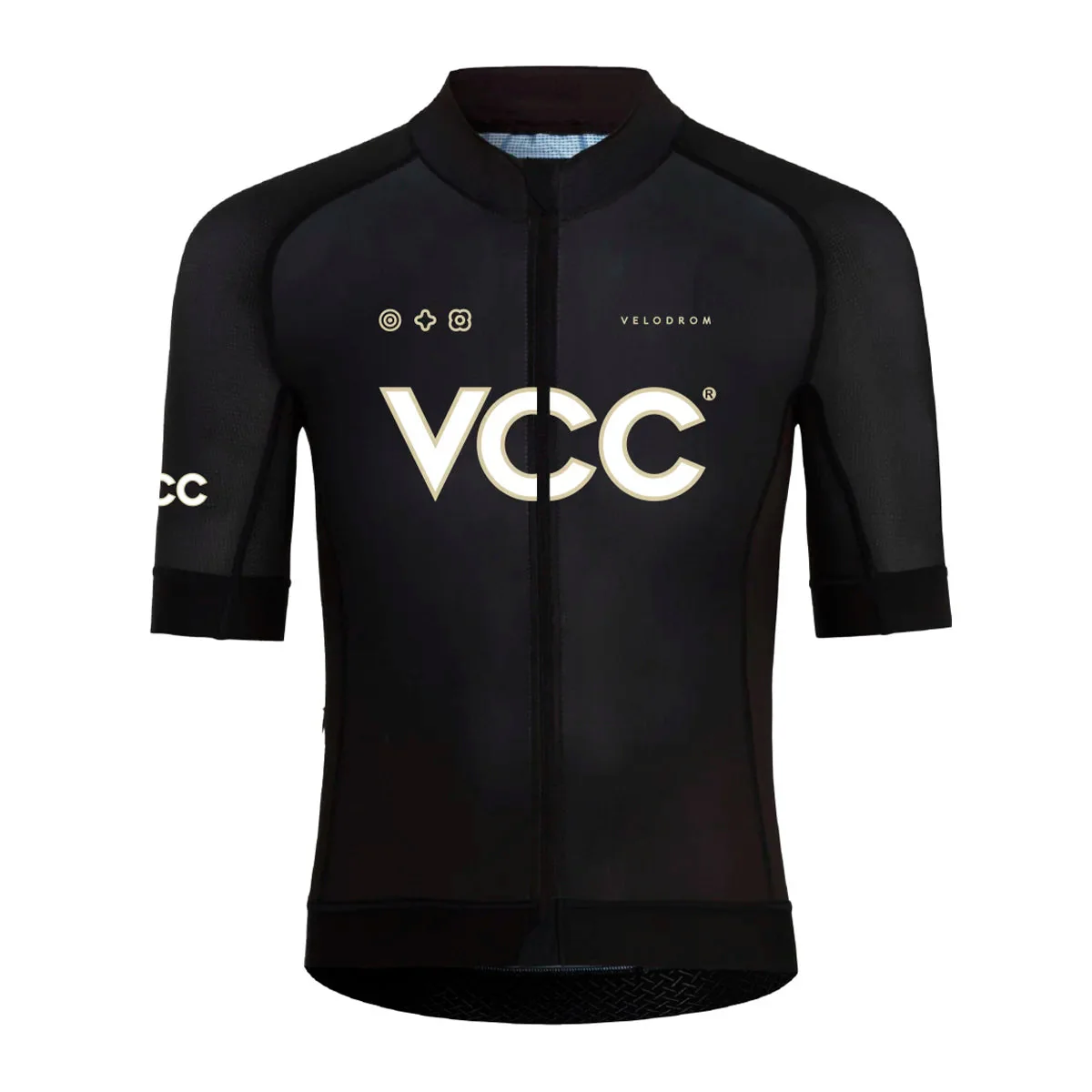 VELODROM VCC Classic Jersey SS24 - Black/Gold Late Drop