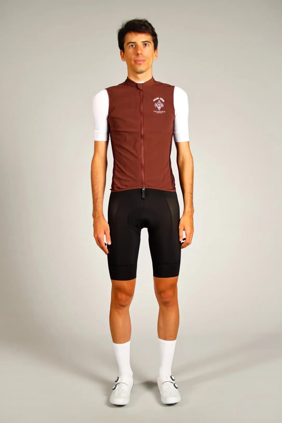 VELODROM VCC Drifter Gilet - Burgundy - Image 3