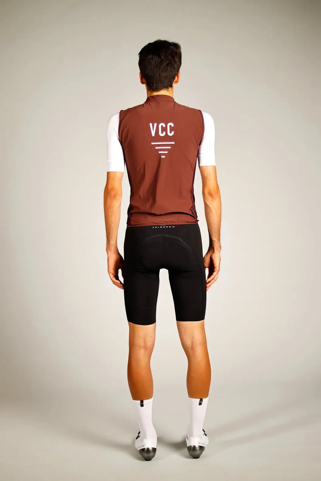 VELODROM VCC Drifter Gilet - Burgundy - Image 4