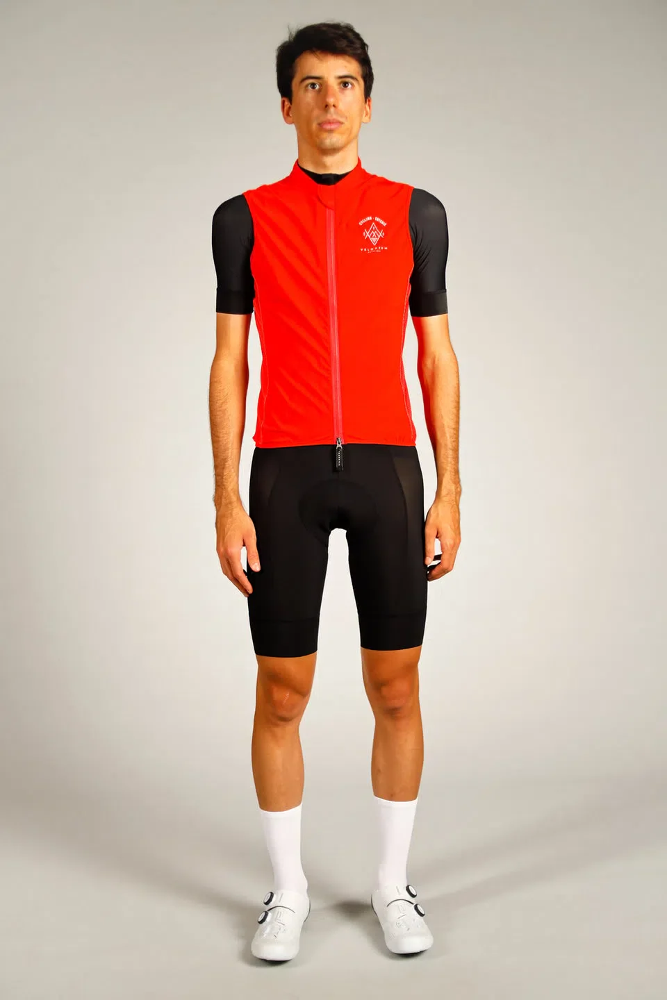 VELODROM VCC Drifter Gilet - Deep Orange - Image 3