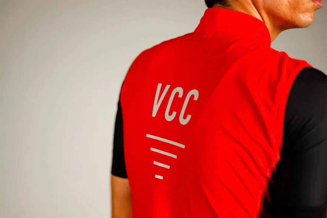 VELODROM VCC Drifter Gilet - Deep Orange - Image 5