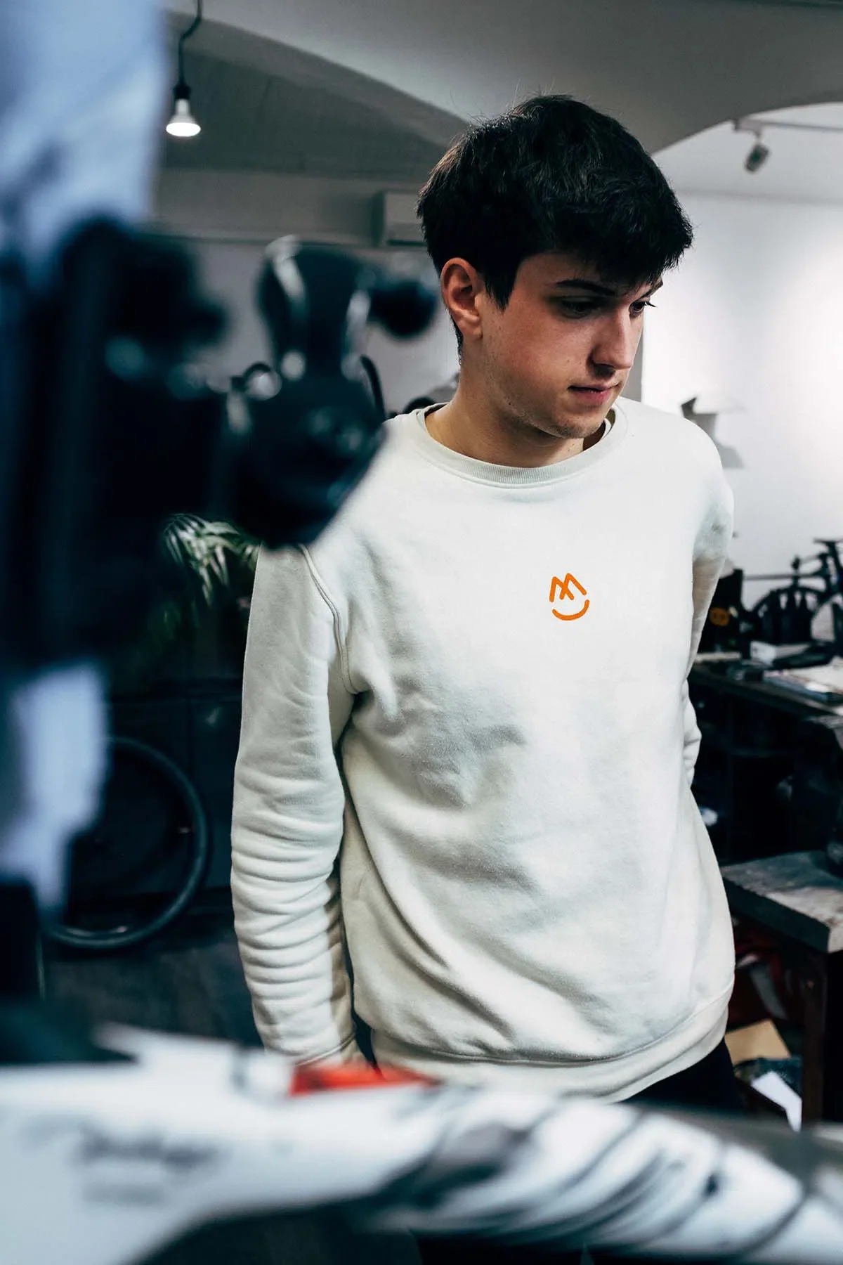 VELODROM VCC Javingfun Sweatshirt - Beige - Image 3