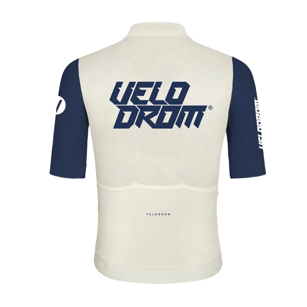 VELODROM RaceDay Jersey - Off White/Navy - Image 2