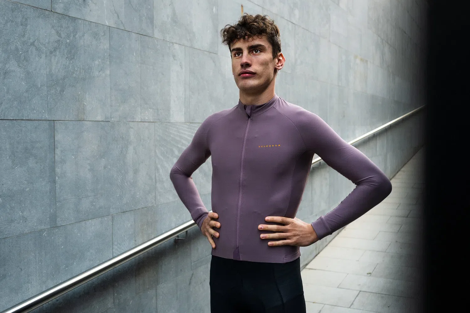 VELODROM VCC Thermal Long Sleeve Jersey - Light Purple - Image 5