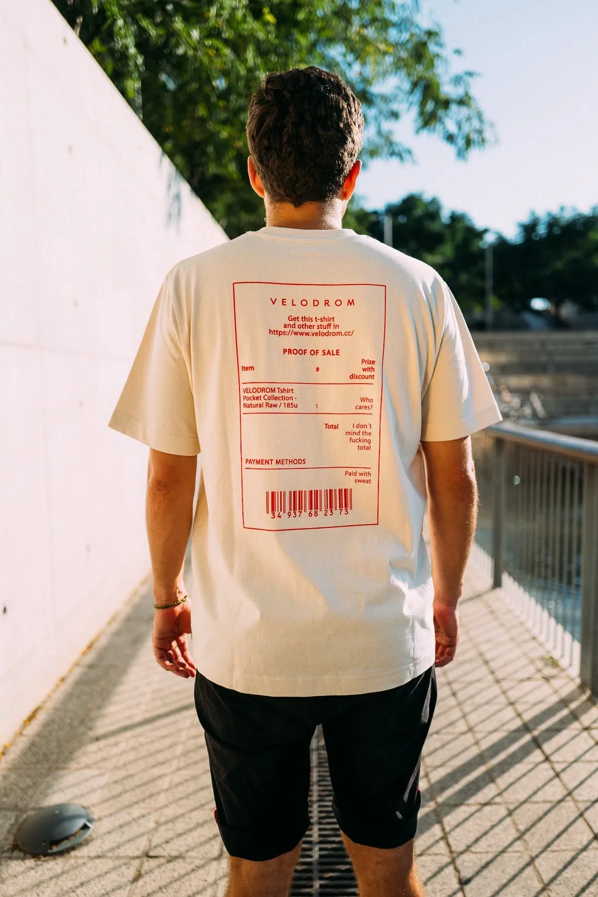 VELODROM VCC Casual Oversize Tshirt Ticket - Off White - Image 3