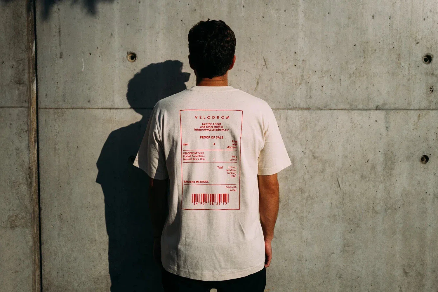 VELODROM VCC Casual Oversize Tshirt Ticket - Off White - Image 4