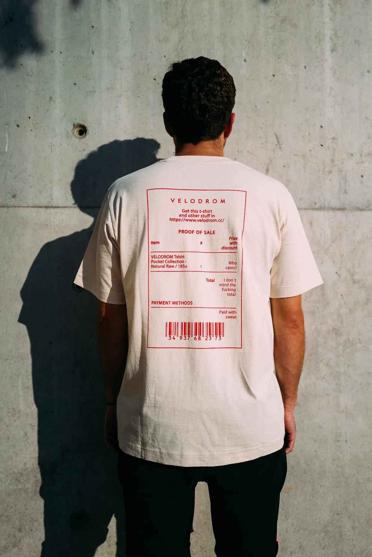VELODROM VCC Casual Oversize Tshirt Ticket - Off White - Image 5