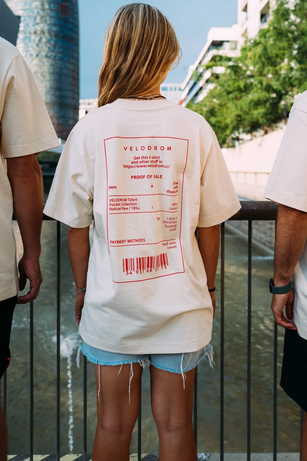 VELODROM VCC Casual Oversize Tshirt Ticket - Off White - Image 8