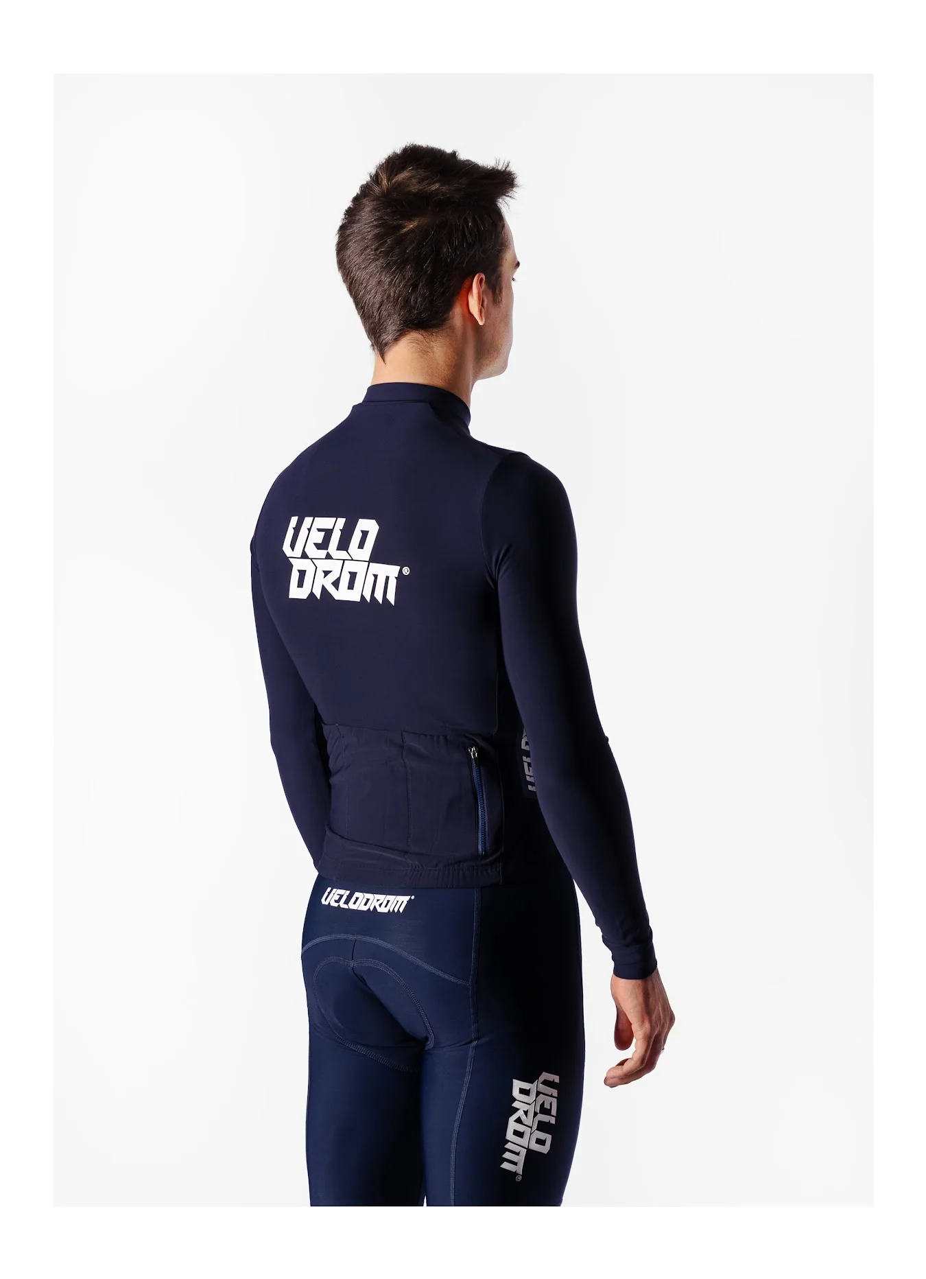 VELODROM VCC RaceDay Winter Bib Tights 2.0 - Navy - Image 4