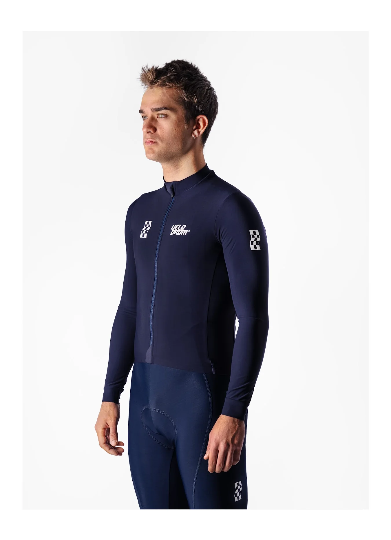 VELODROM VCC RaceDay Winter Bib Tights 2.0 - Navy - Image 5