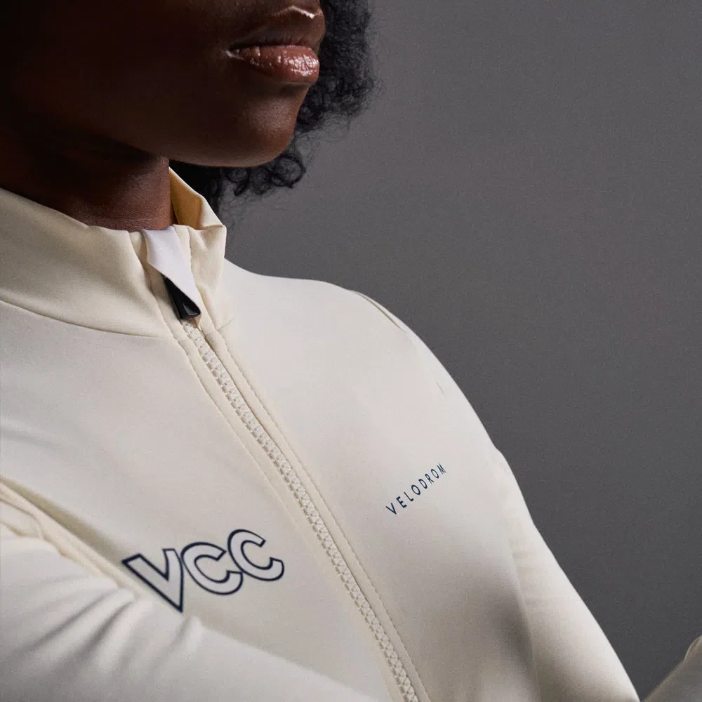 VELODROM VCC Thermal Long Sleeve Jersey AW23 - Classic Off White - Image 4