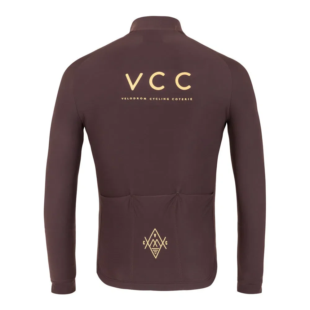 VELODROM VCC Thermal Long Sleeve Jersey - Garnacha - Image 2
