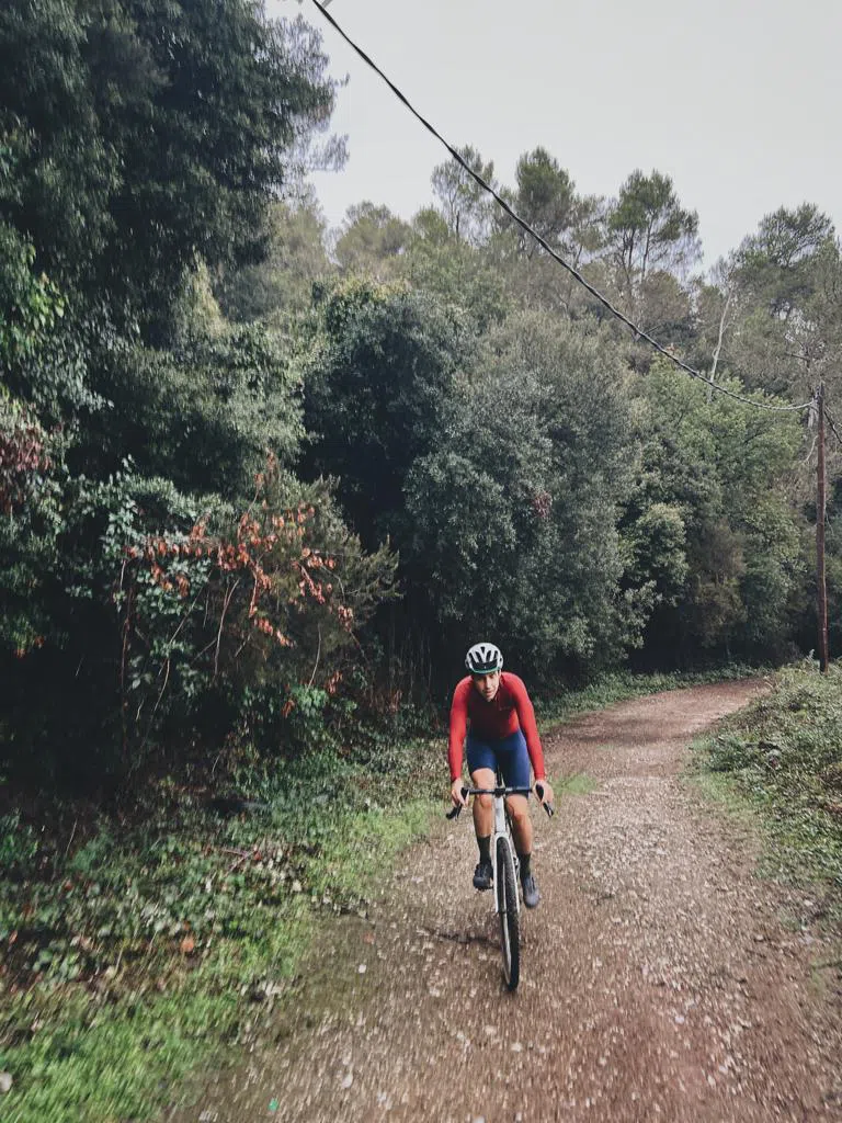 VELODROM VCC Thermal Long Sleeve Jersey - Raw Coffee Bean - Image 3