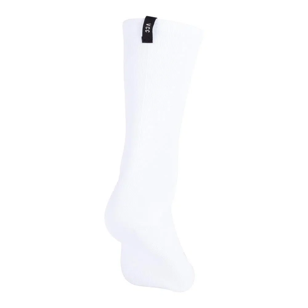 VELODROM VCC Winter Cycling Socks - White - Image 2