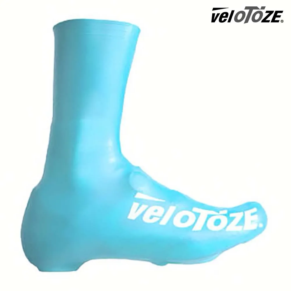 VeloToze 2.0 Silicone High Shoe Covers - Blue - Image 2