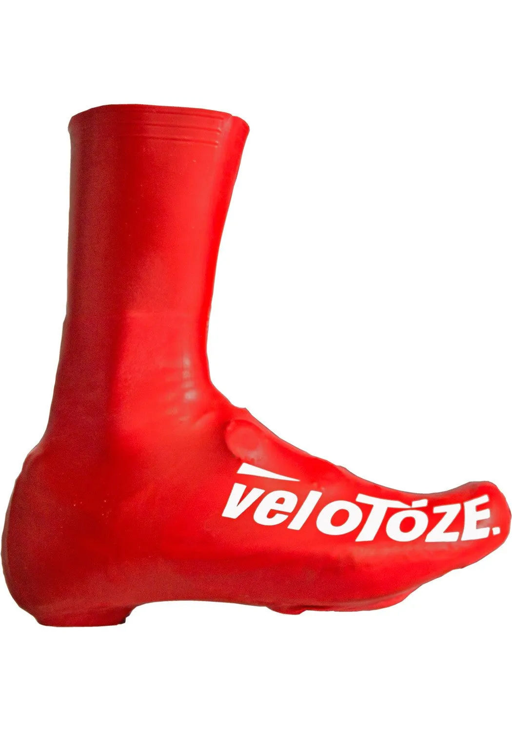VeloToze 2.0 Silicone High Shoe Covers - Red - Image 4