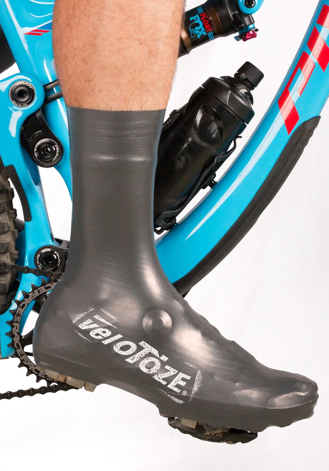 VELOTOZE MTB Tall Shoe Covers - Black - Image 2