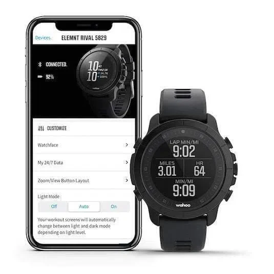WAHOO Elemnt Rival Multisport GPS Watch - Black - Image 3