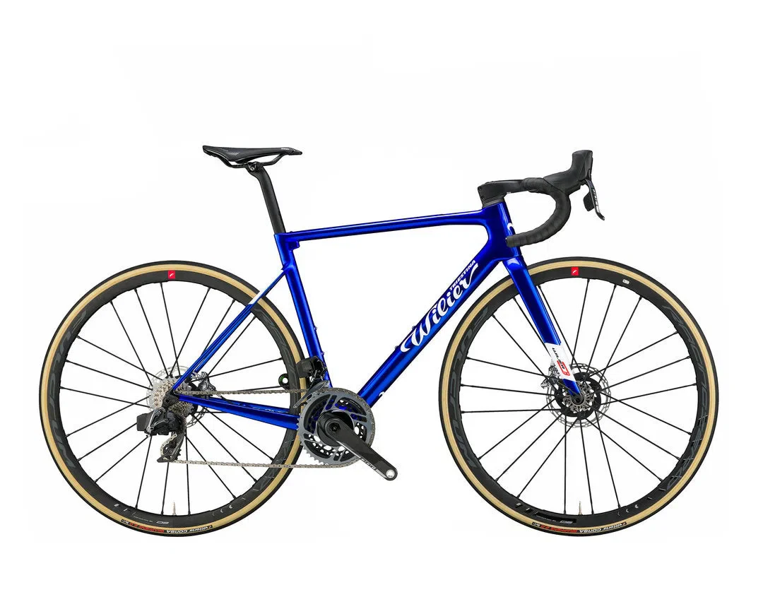Wilier 0 SLR Force Axs Disc + SHIMANO RS170 wheels - Admiral Blue Glossy - Image 3