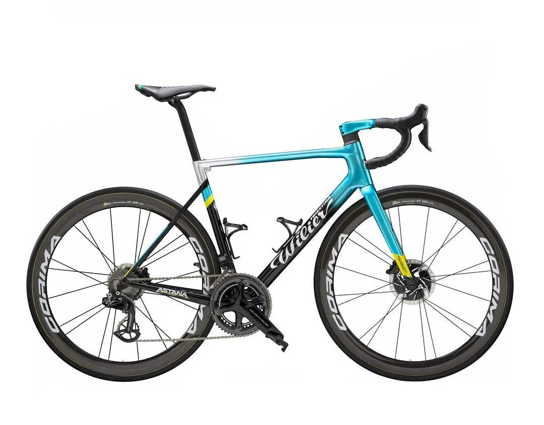 Wilier 0 SLR Shimano Ultegra DI2 Disc +  SLR38KC CARBON DISC - Astana pro team replica - Image 2
