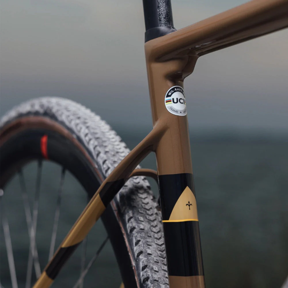 WILIER  RAVE SL Complete Gravel Bike Sram Force D2 AXS 1X12 NDR38KC DISC CARBON wheels - Brown Sand Glossy - Image 3