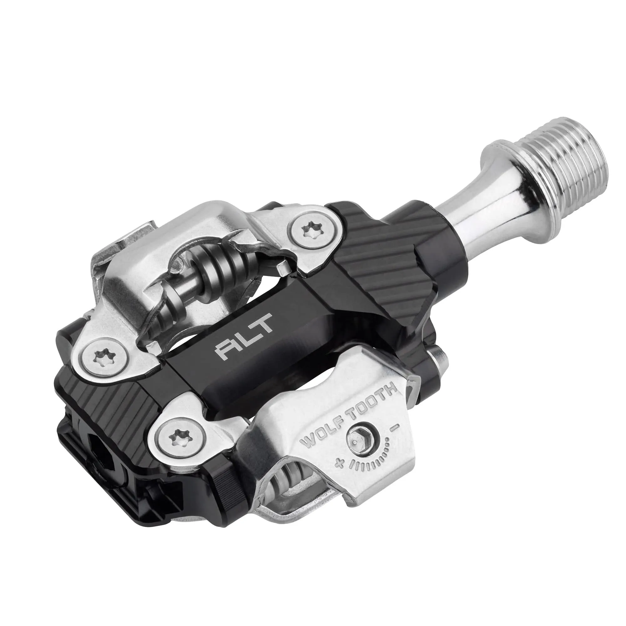 WOLF TOOTH Alt XC Clipless Pedals - Silver/Black - Image 2