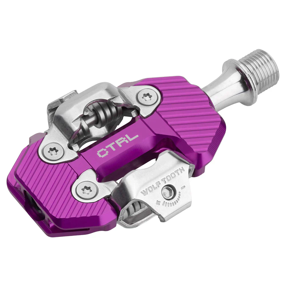 WOLF TOOTH CTRL Trail Clipless Pedals - UV Purple - Image 2