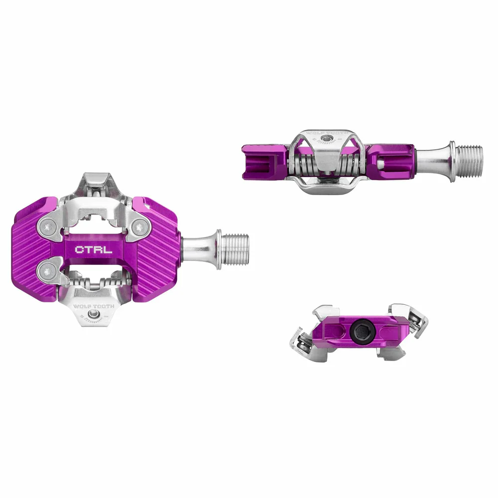 WOLF TOOTH CTRL Trail Clipless Pedals - UV Purple - Image 5