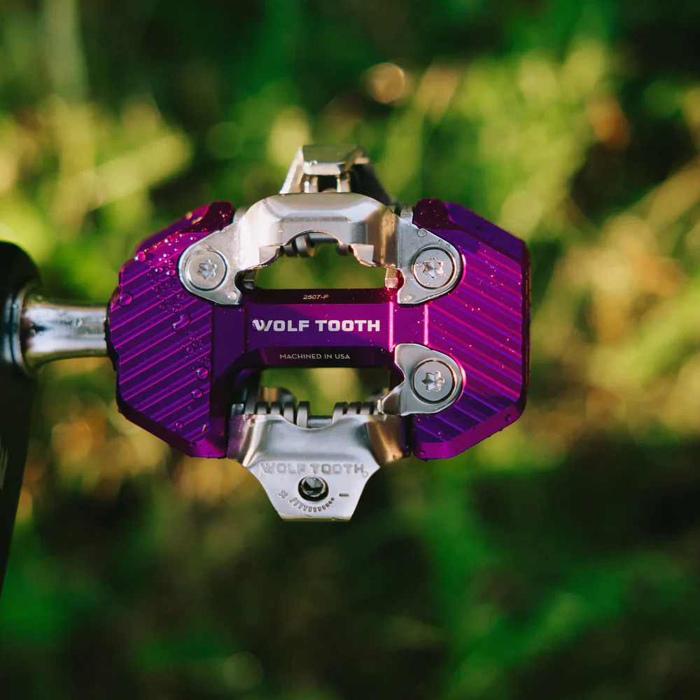 WOLF TOOTH CTRL Trail Clipless Pedals - UV Purple - Image 7