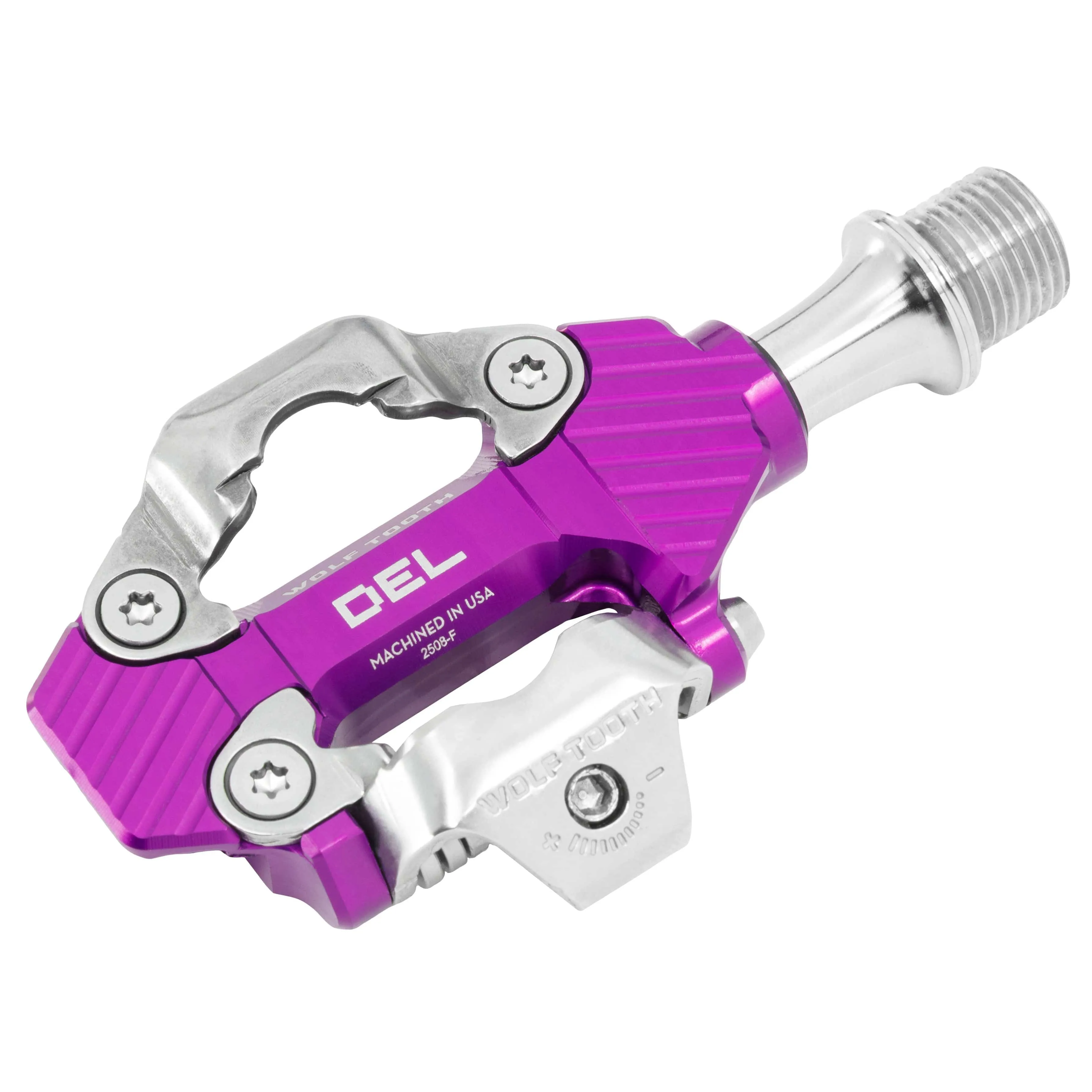 WOLF TOOTH Del Gravel Race Clipless Pedals - Uv Purple - Image 2