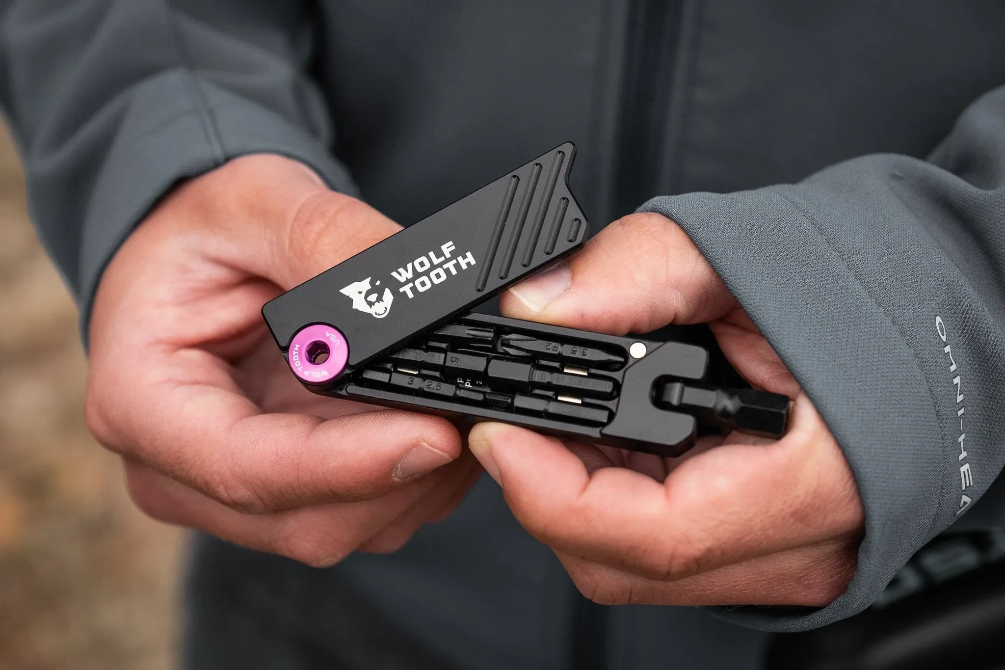 WOLFTOOTH BIT HEX WRENCH MULTI TOOL - BLACK BOLT - Image 2